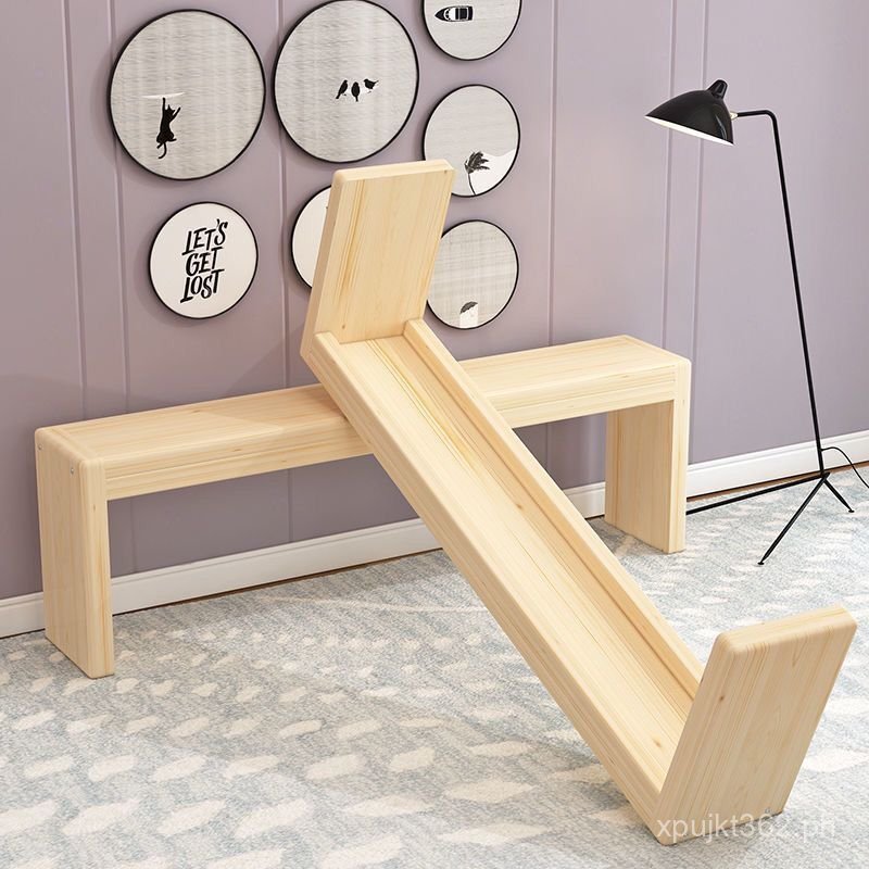 Solid Wood Long Bench Stool Small Wooden Stool Shoe Changing Stool ...
