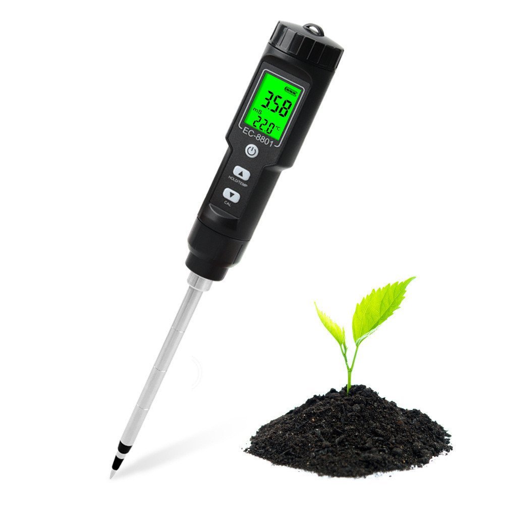Orchard Detection Tester Soil Conductivity EC Gardening Value Tester EC ...
