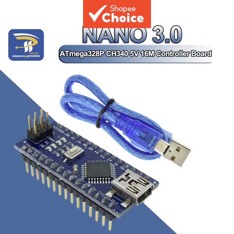 Welded Nano 3.0 CH340G Atmega328P Controller Board Module For Arduino ...