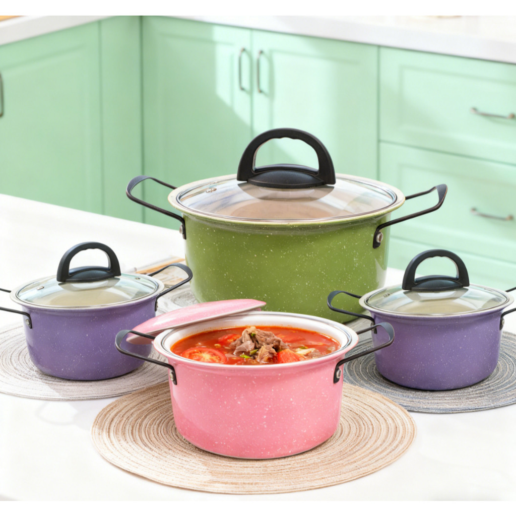 Ceramic Cookware Set/18-34cm frying pan non stick/kitchen utensils ...