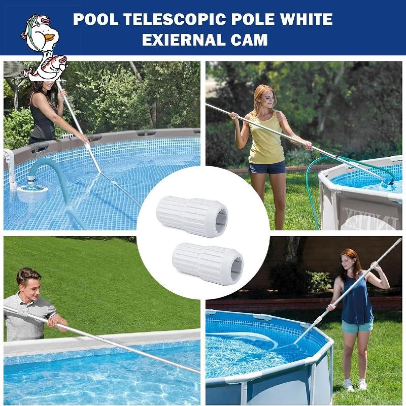 Pool Pole Lock 2 Pieces Cam Lock Connectors for Pool Pole Rod Joints ...