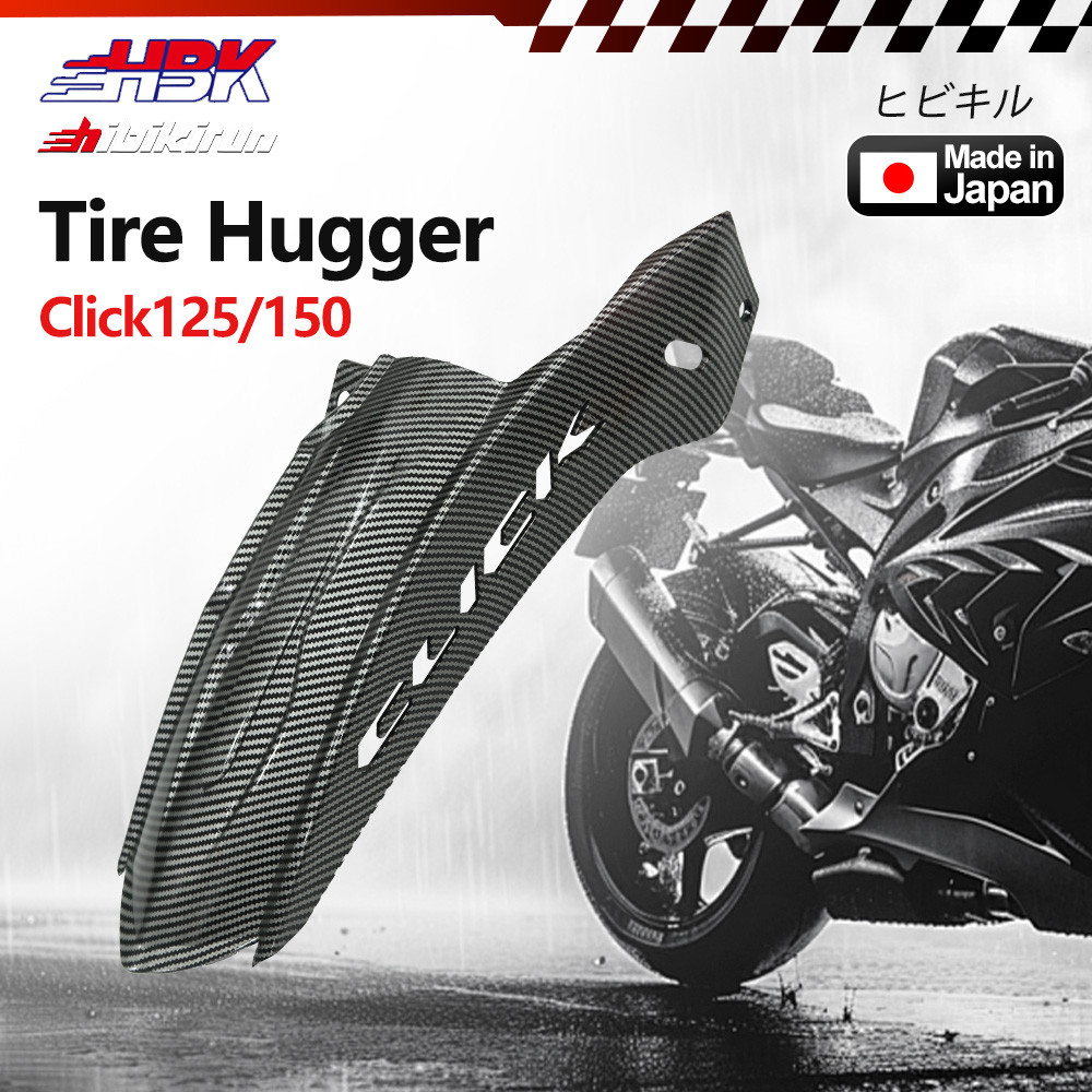 HBK Motorcycle Rear Tire Hugger Mud Guard For Honda Click 125i 150i V1 ...