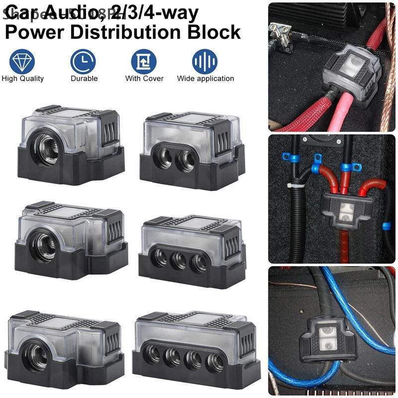 [SNOWPH] 2PCS Automotive Distribution Block Connecting Block Audio ...