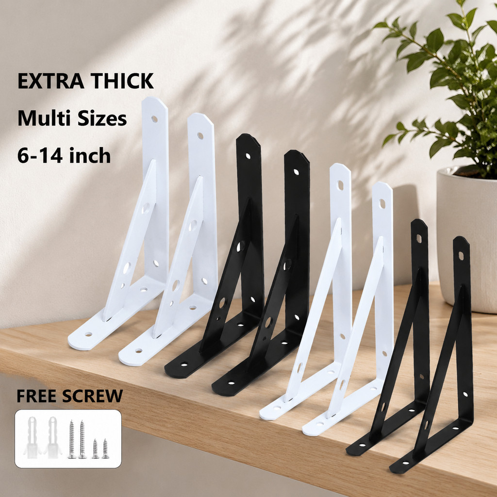 Wall Bracket Wall Mounted Triangle Angle Bracket Waterproof Rust ...