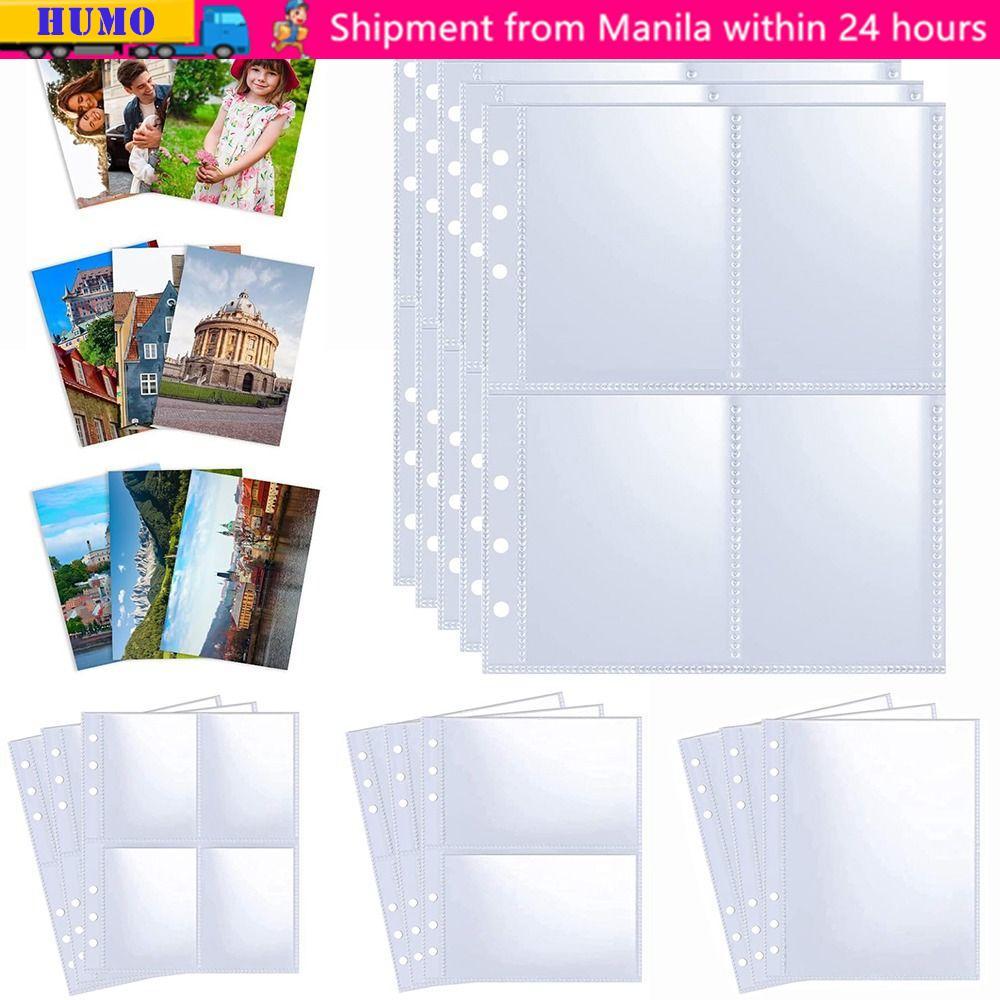 HUMO Photocard Sleeves, Multi-Pockets A5 Size Photocard Binder, 6 Ring ...