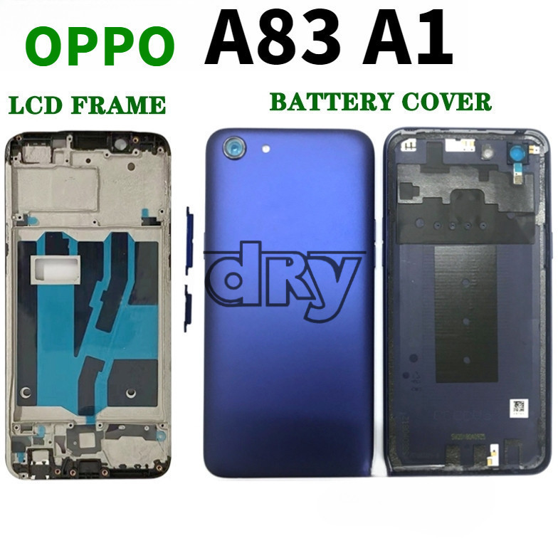 Back Frame For OPPO A83 A1 LCD Bezel Housing Middle Frame Battery Back ...