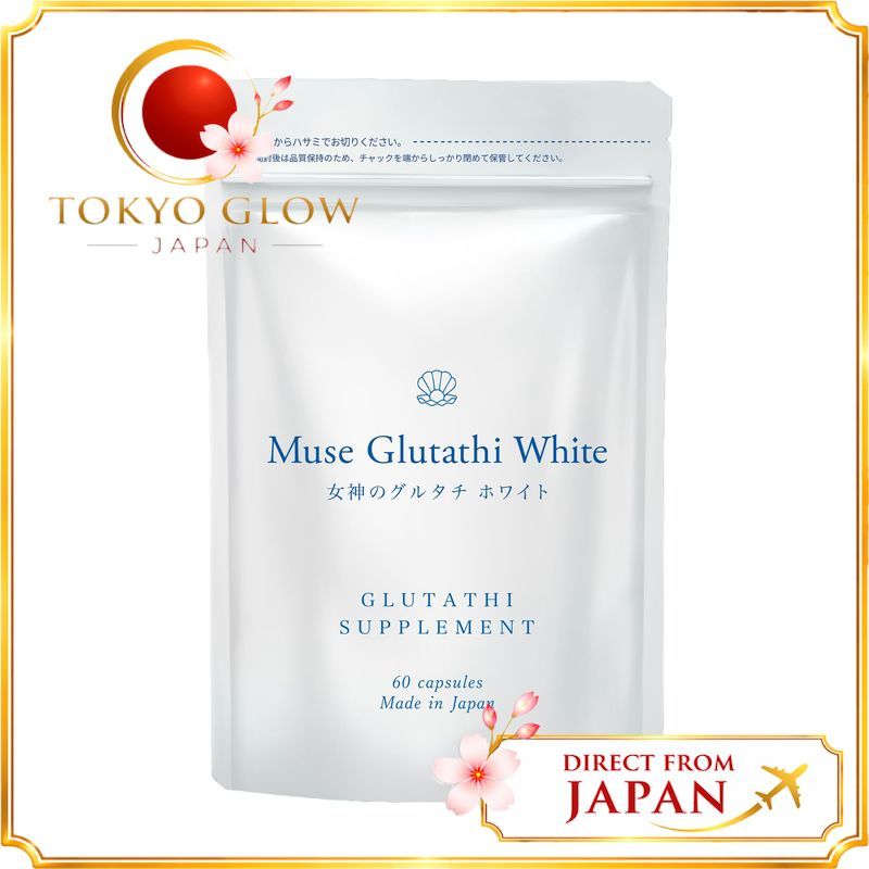glutathione made in japan Kirei de Labo Muse Glutathione White Supplement 1 Month Supply (60  Capsules) Glutathione Vitamin C L-Cystine Niacin Liposome Made in Japan