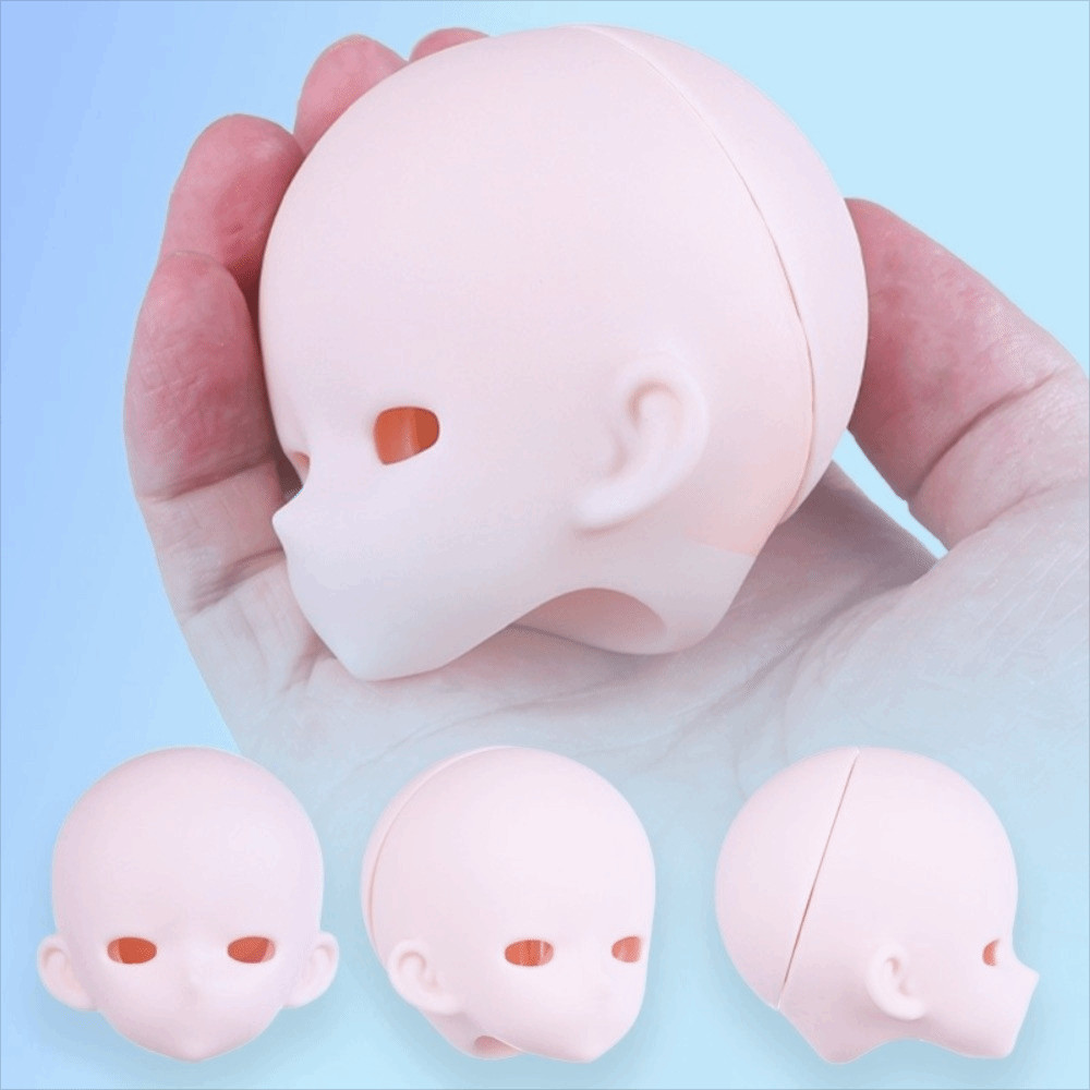 SIMPLESHOP Bjd Baby Head, PVC 1/4 BJD Anime Headsculpt, Bjd Accessories ...