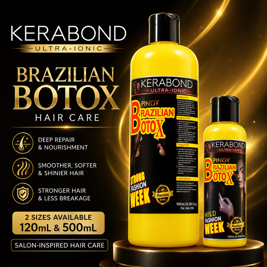 Kerabond Pinoy Brazilian Botox Hair Care 120ml 500ml Smoothing
