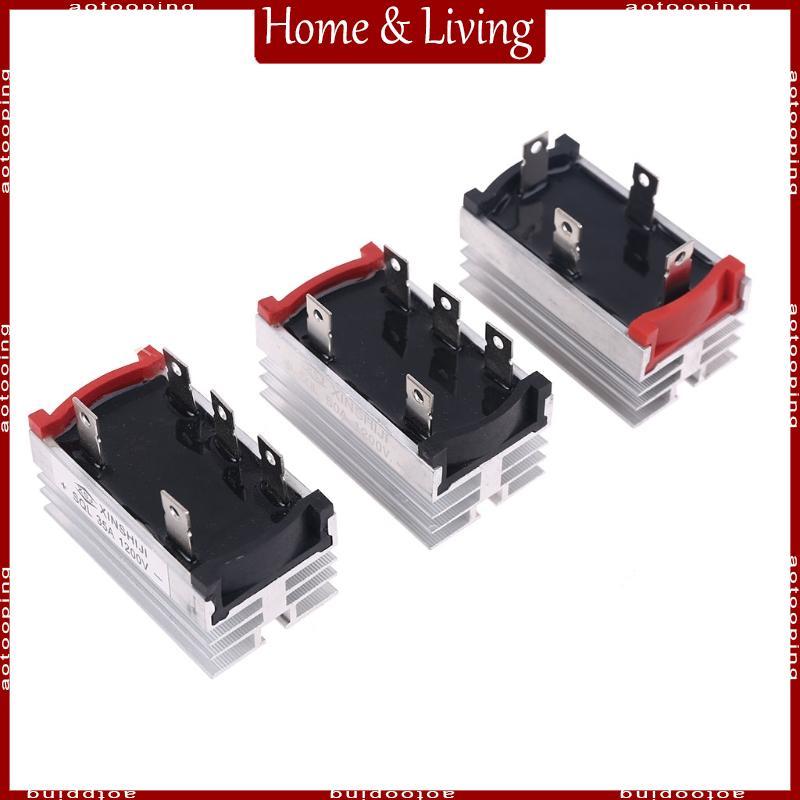 AOTO 35A 50A 1200V Aluminum for Case 3 Phase Diode Bridge Rectifier ...