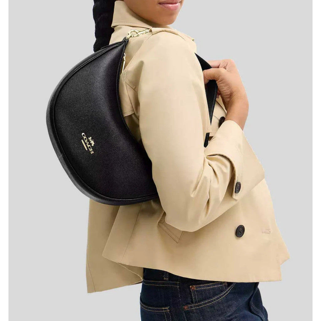 美品 Coach Hobo Oneshoulder Bag Black 9541 ORIG & IMPORTED Coach 
