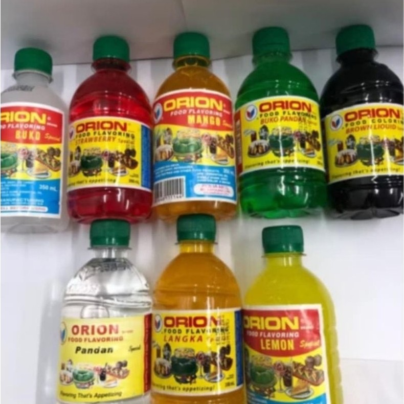 Orion&k>FlavoringE+350ml(Pandan,Buko,Lemon,Buko^J^Pandan,Mango,Langka ...