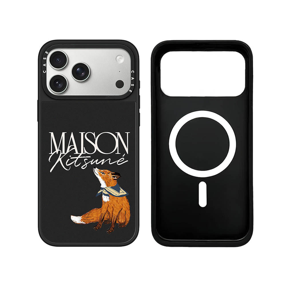 Maison Kitsuné Fox 2 Magnetic Case For iPhone 17 Air 17Pro 16 15