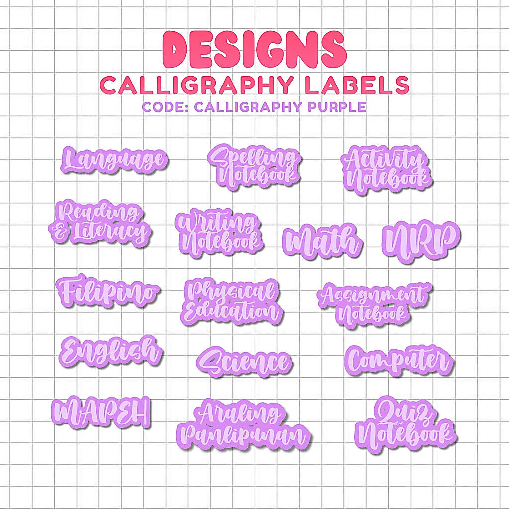 10 PCS 3D Sticker Subject Labels | Name Tags & Notebook Stickers | Kids ...
