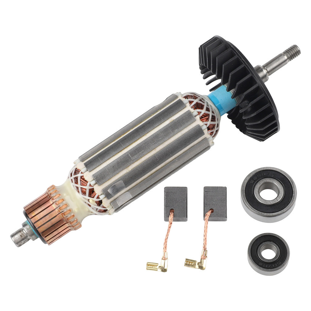 Anker/Rotor/Motor Ersatzteil/Läufer/Kollektor/Polpaket mit Lüfter ersetzt Makita Winkelschleifer 9558-NB+PB 9558-HNR 9558-HN 9558-PB