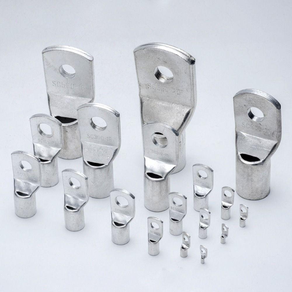 GERTRUD 10Pcs Wire Nose Terminal Crimp 6mm 8mm 10mm SC16-6 SC25-6 SC35 ...