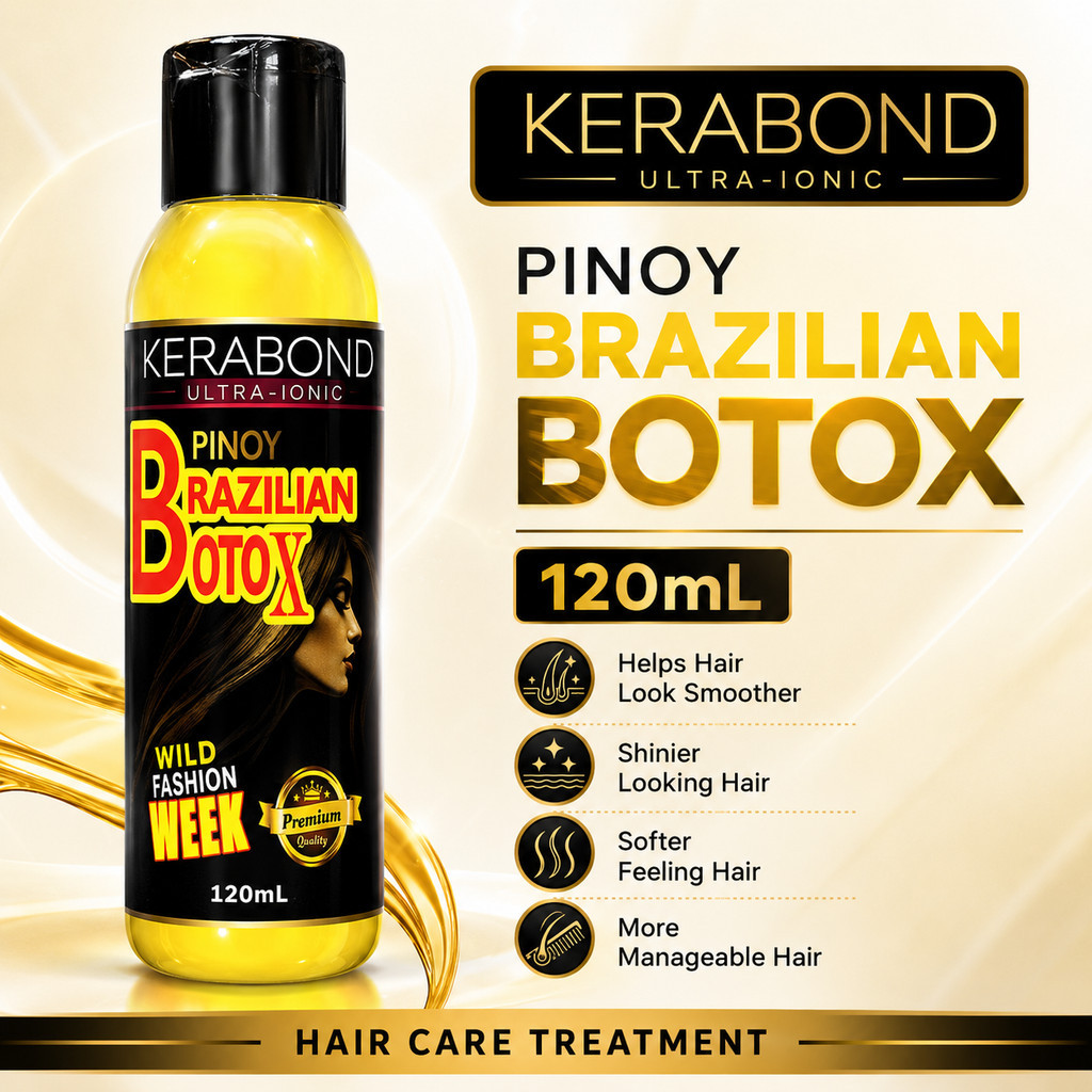 Kerabond Pinoy Brazilian Botox Hair Care 120ml 500ml Smoothing