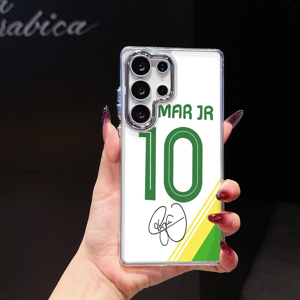 Football Number 10 Transparent Acrylic Case For Samsung Galaxy S26 S25 ...