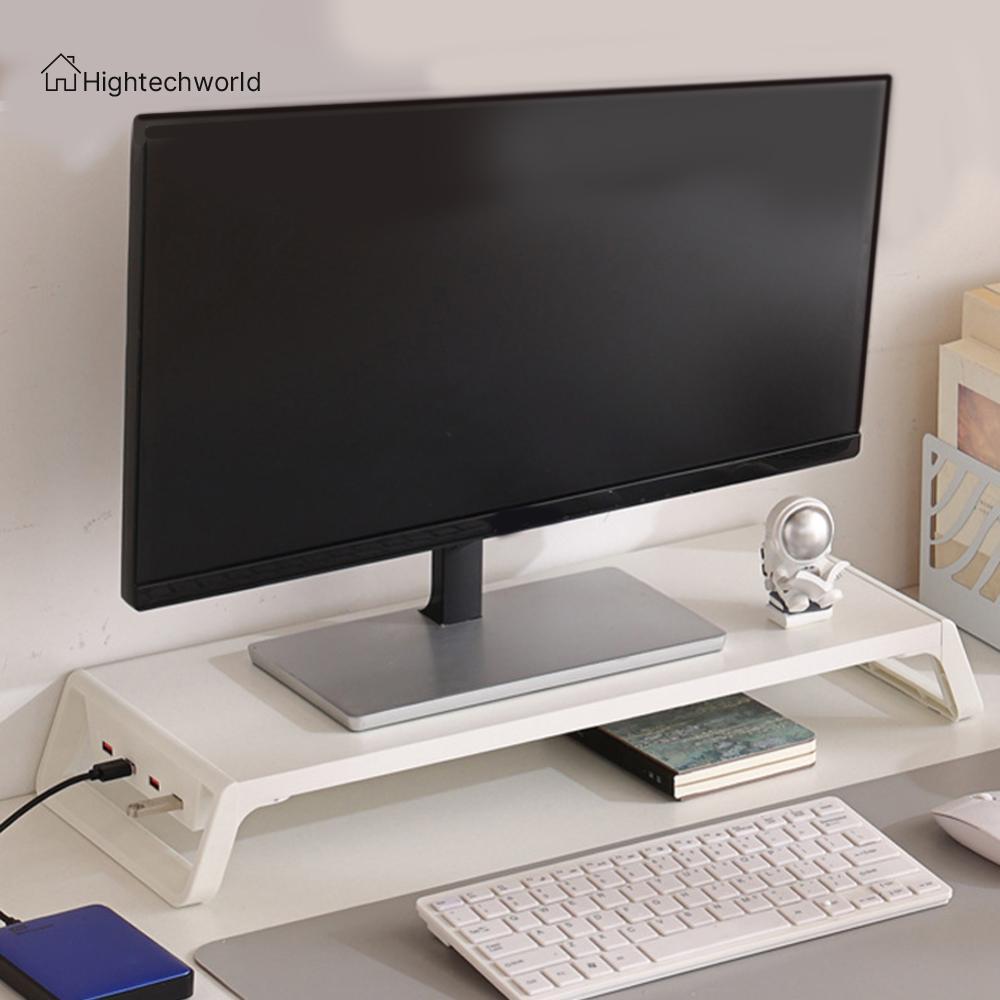 Computer Monitor Stand with USB Hub Desktop Storage Stand Increase ...