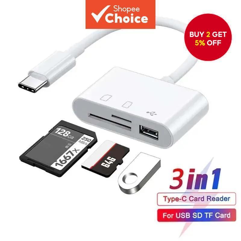 Card reader three in one SD multifunctional Typec mobile phone Android ...