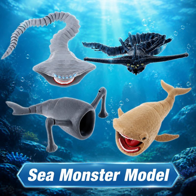 Gran Maja Movable Joint Model The Bloop 3D Printed Action Figure Sea ...