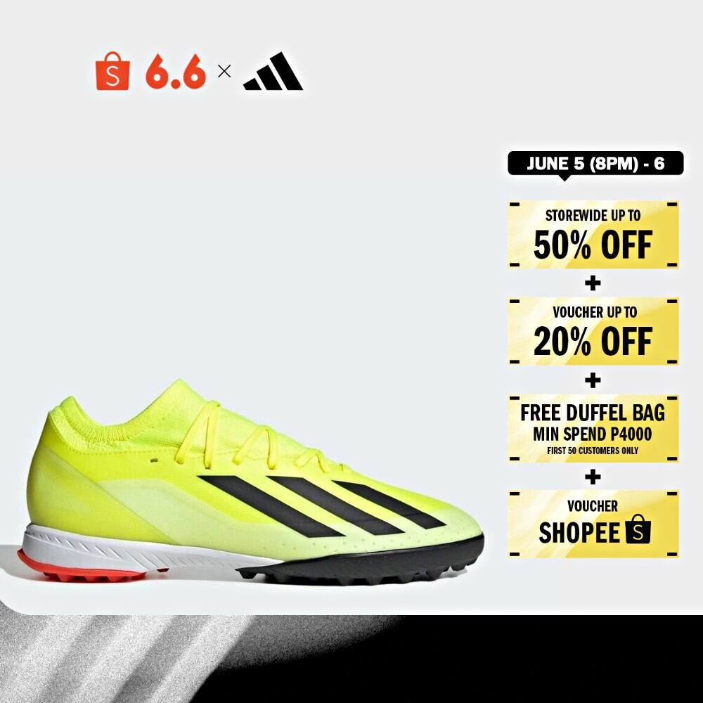 adidas Football X Crazyfast League Turf Boots Unisex Yellow IF0698 ...
