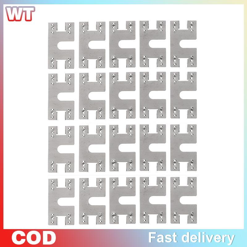 [WT] 20Pcs Solar Panel Grounding Clip Washer Spacer 28x50mm ...