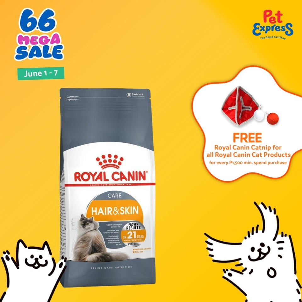 Royal Canin Feline Care Nutrition Adult Hair and Skin Dry Cat Food 2kg |  Shopee Philippines