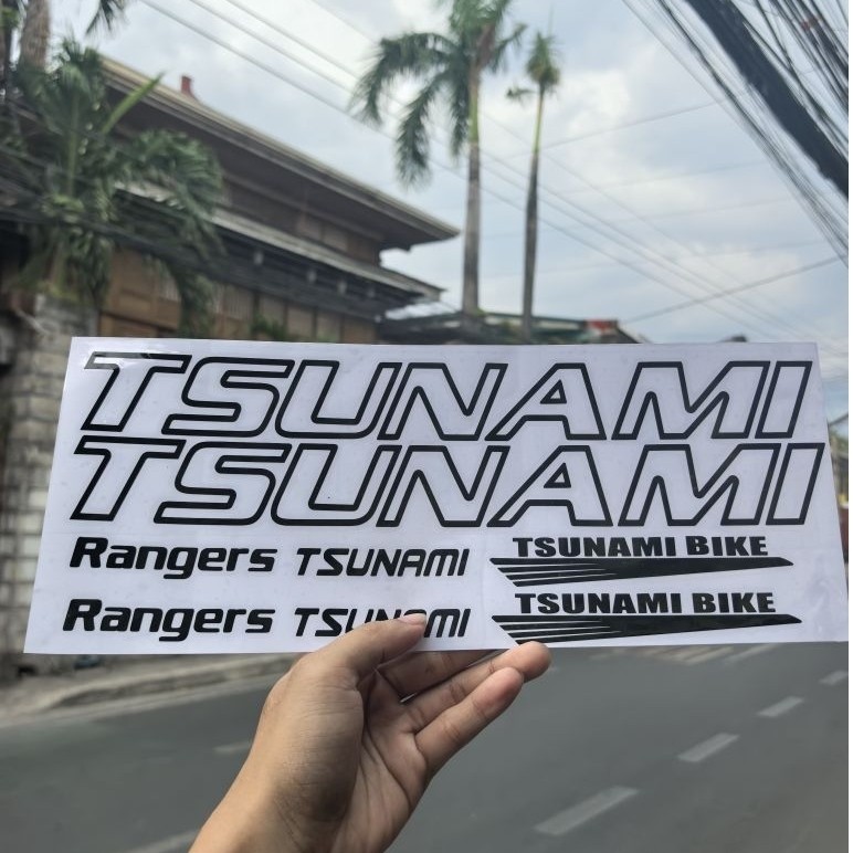 tsunami snm 100, tsunami ranger vinyl decals sticker stencil waterproof ...