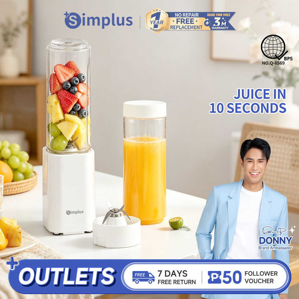 Simplus Portable Juicer Blender Food Processor Compact Juicer with ...