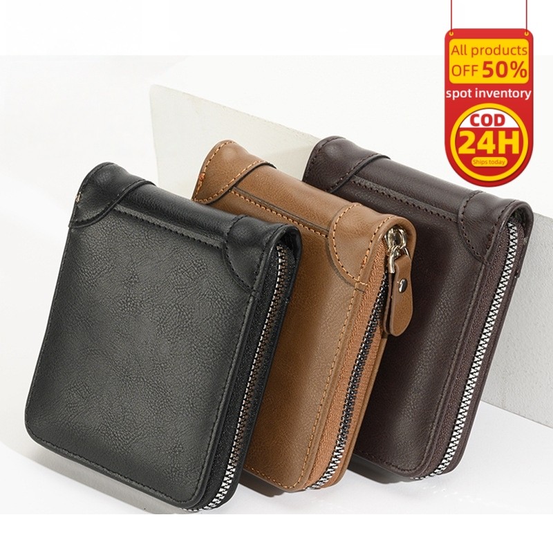 UISN #6182 Fashion Men’s Leather Bifold Wallet – RFID Blocking, Large ...