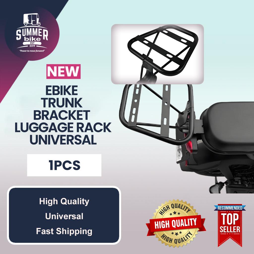 ebike Trunk Bracket Universal Motorcycle Rear Rack Frame Bracket Steel ...
