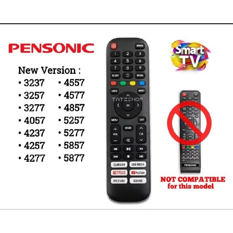 UNIVERSAL PENSONIC REMOTE CONTROL FOR …