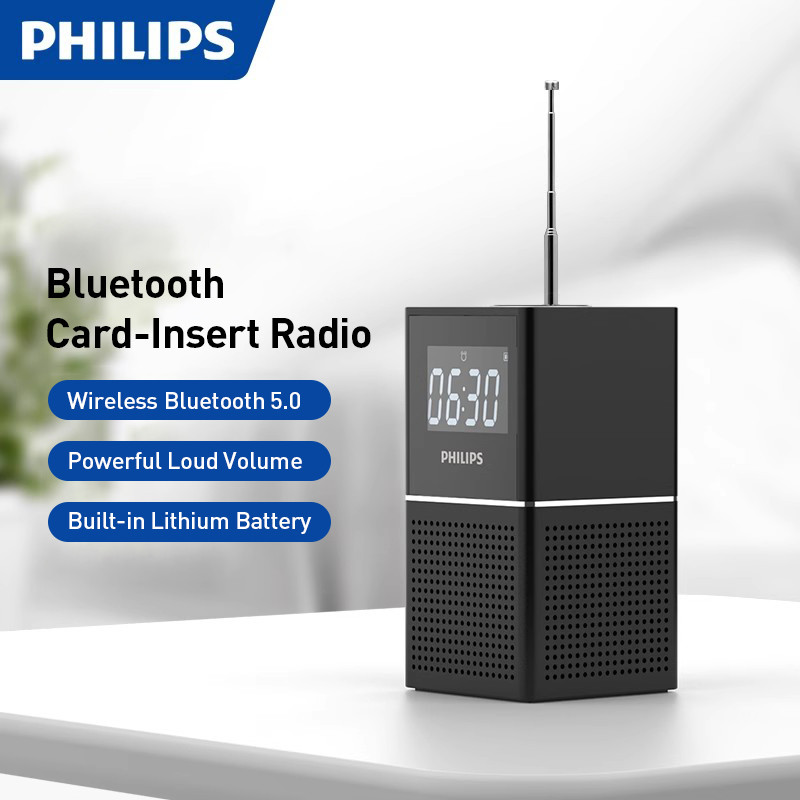 Philips bluetooth speaker clock radio Function support USB Playback and ...