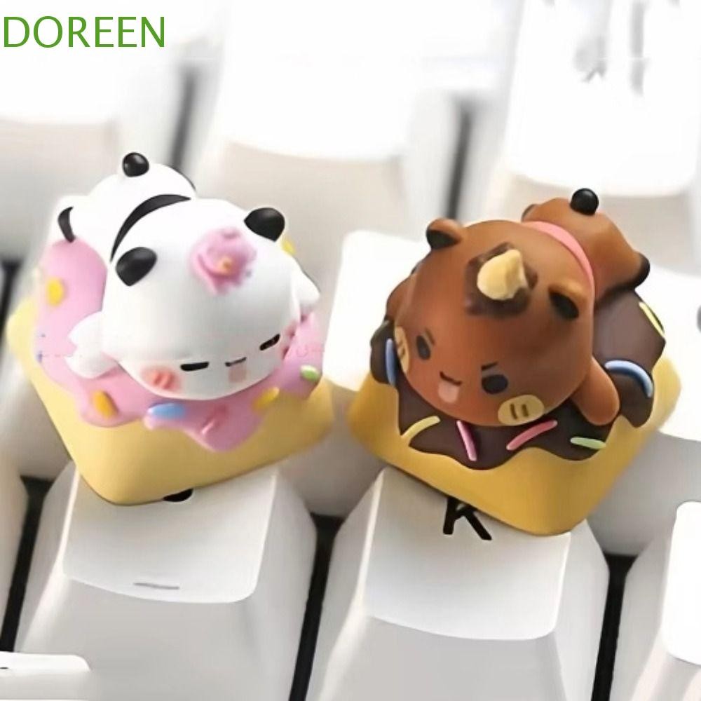 DOREEN Bubu Dudu Keycap, DIY Personalized Panda Bear Keyboard Cap ...