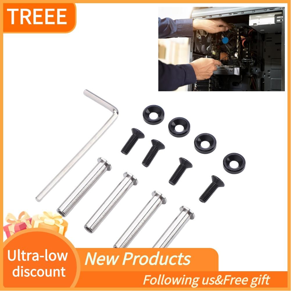 treee-ph Computer Screws CPU Fan PC Stainless Steel Cooling Mount Kit ...