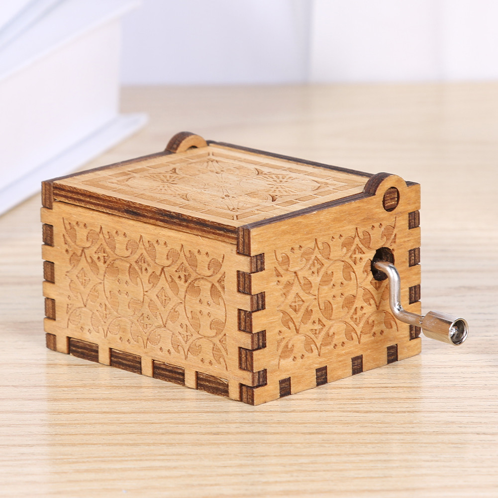 Wooden Graduation Music Box Exquisite Household Mini Ornaments Creative ...