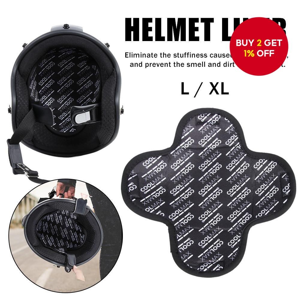 Helmet Inner Pad, Sweat-Absorbing Cap Liner, Magic Tape Design ...