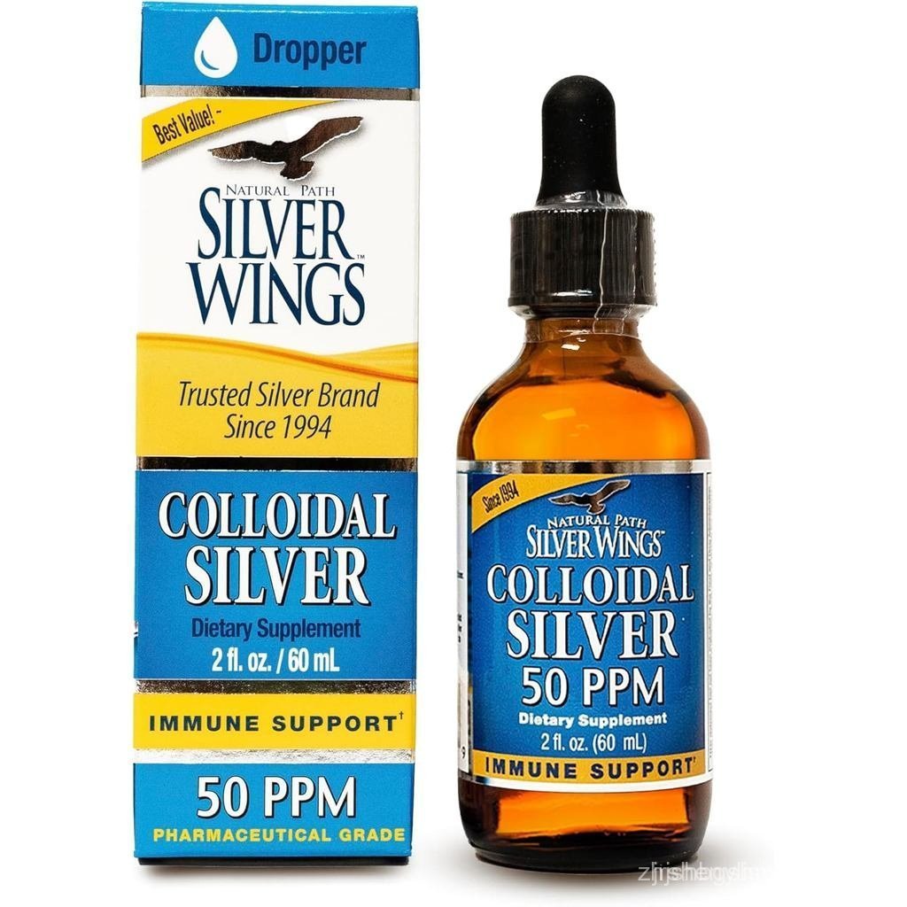 Natural Path Silver Wings Colloidal Silver - Daily Immune Support ...