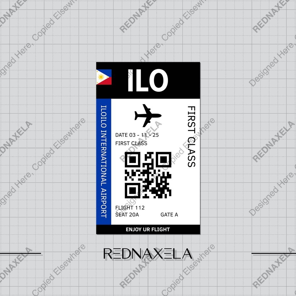 ILO Travel Suitcase Sticker | Shopee Philippines
