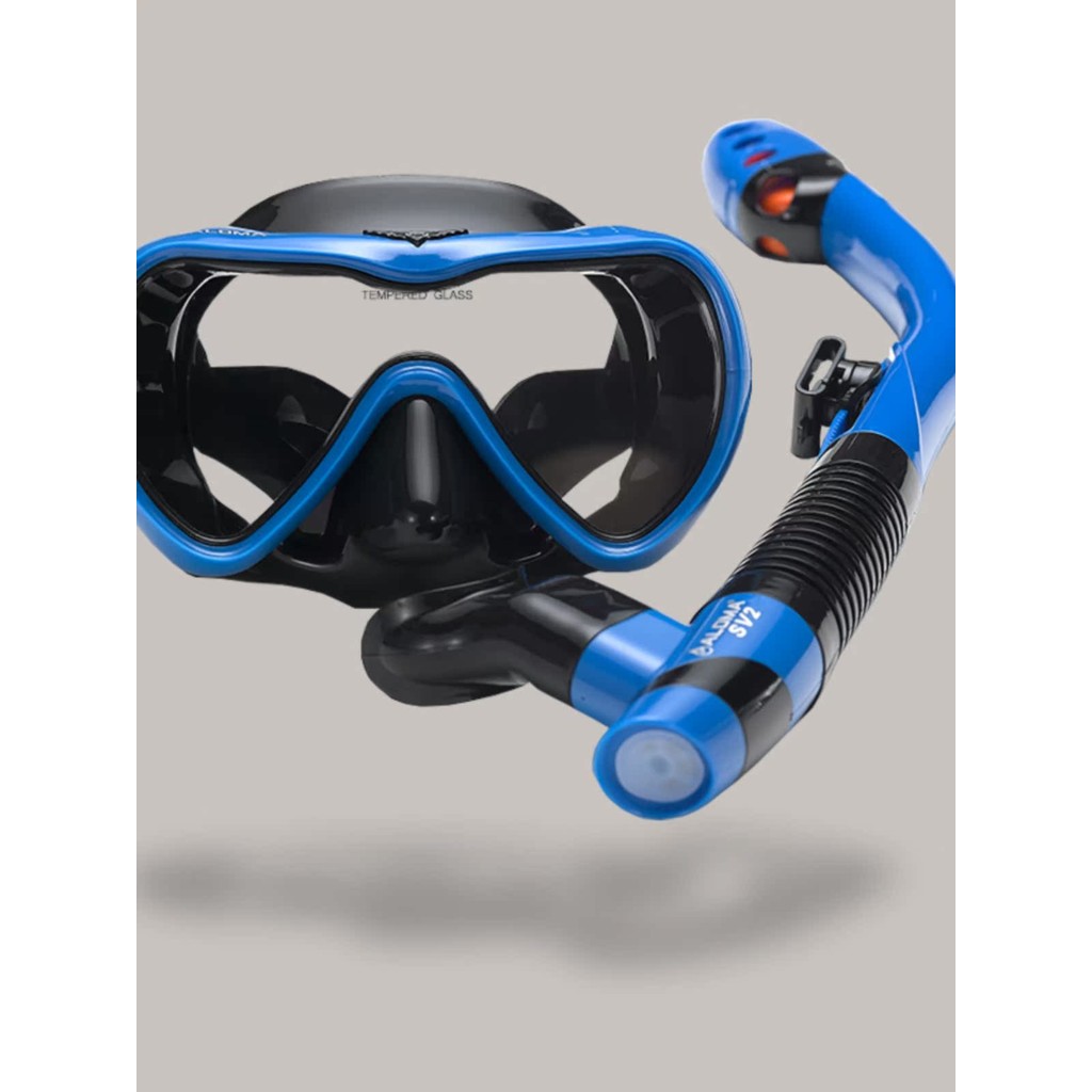 Diving Goggles Waterproof Full Dry Semi-Dry Snorkel Anti-Choking Water ...