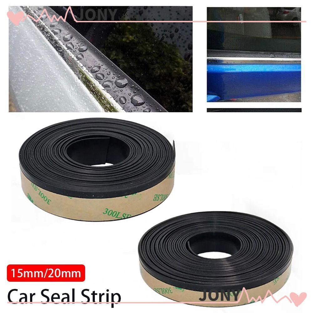 JONYPH 1Pcs Window Edge Weatherstrip, Noise Insulation Rubber Car ...