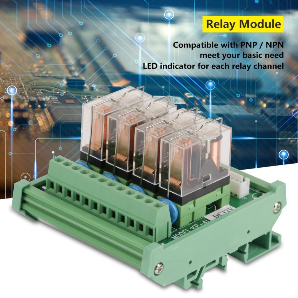 yoaushop-ph 4 Channel Relay Module with LED Indicator Screw Terminal ...