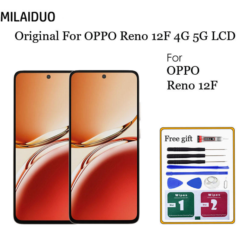Orig /OLED/ TFT LCD For AMOLED OPPO Reno 12F 4G 5G LCD Display Touch ...