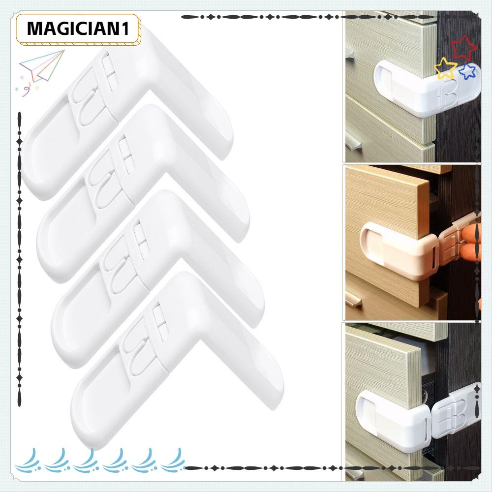 MAGICIANPH 1/4pcs Children Protector Plastic Drawers Double Snap Multi ...