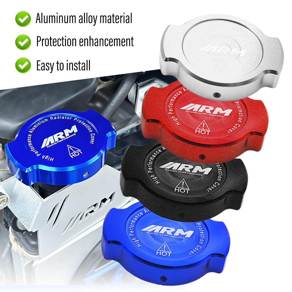 Universal Arm Radiator Cap Cover CNC Aluminum with Sticker from ...
