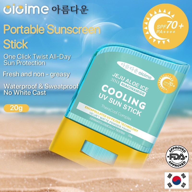 OIOIME Sunscreen Stick UV Dual Protection Face/Body Oil Control ...
