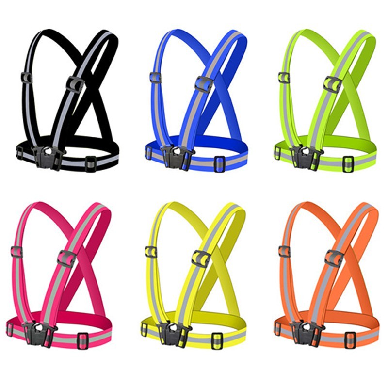 High Visibility Reflective Vest Adjustable Safety Vest, for Night ...