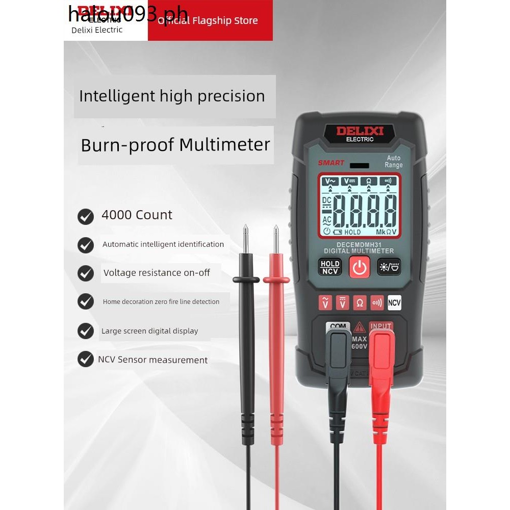 Delisi Electric NCV Mini Measuring Multimeter | Shopee Philippines
