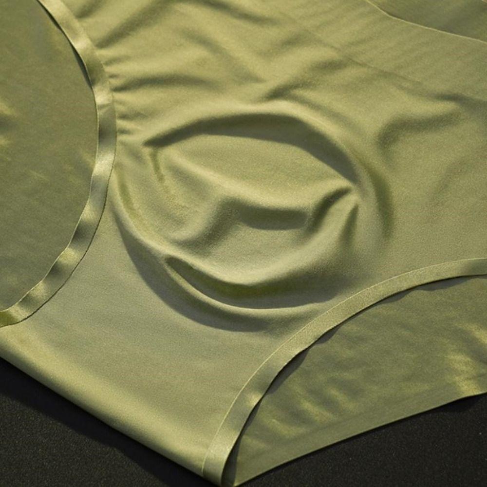 JYHOUSE Satin Briefs Men, Underpants Summer Thin Ice Silk Panties ...